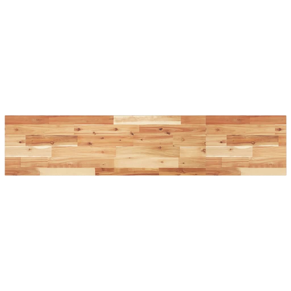Mensole da Parete 2 pz 120x30x2 cm Legno Acacia Rifinito a Olio