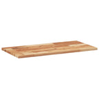 Mensole da Parete 2 pz 80x40x2 cm Legno Acacia Rifinito a Olio