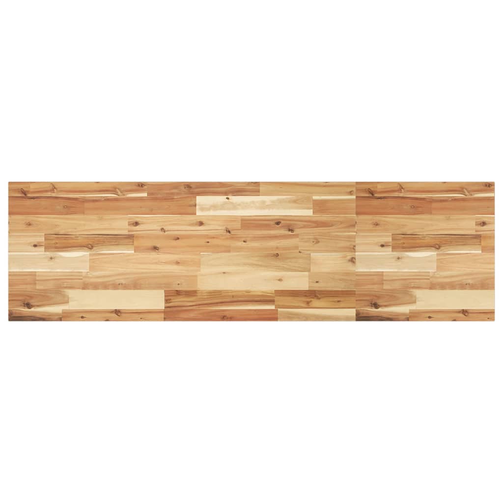 Mensole da Parete 2 pz 140x40x2 cm Legno Acacia Rifinito a Olio