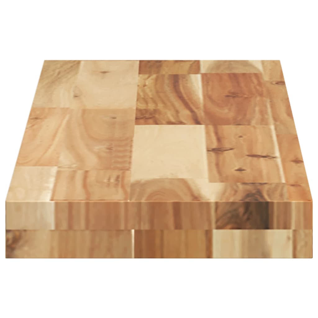Mensole da Parete 4 pz 80x20x4 cm Legno Acacia Rifinito a Olio