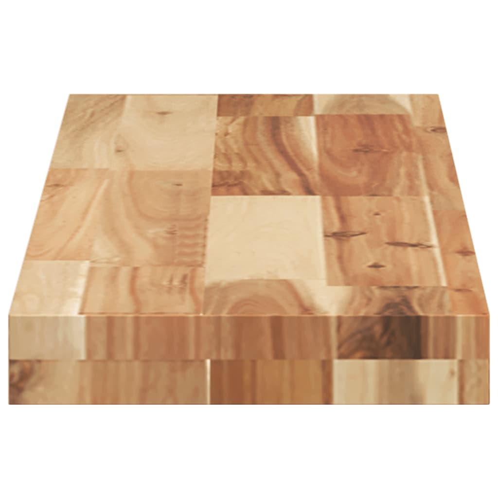 Mensole da Parete 3 pz 100x20x4 cm Legno Acacia Rifinito a Olio