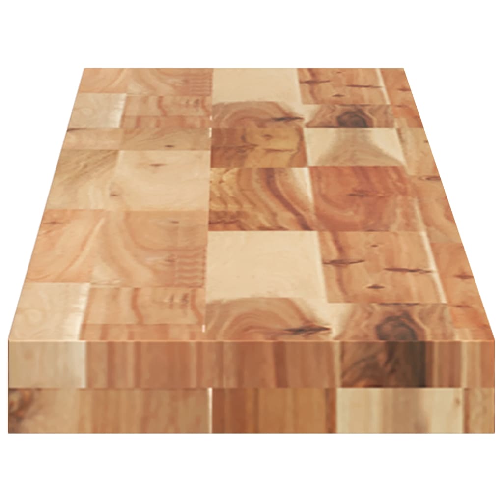 Mensole da Parete 3 pz 140x20x4 cm Legno Acacia Rifinito a Olio