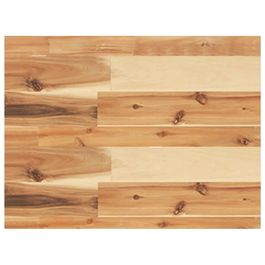 Mensole da Parete 2 pz 60x30x4 cm Legno Acacia Rifinito a Olio