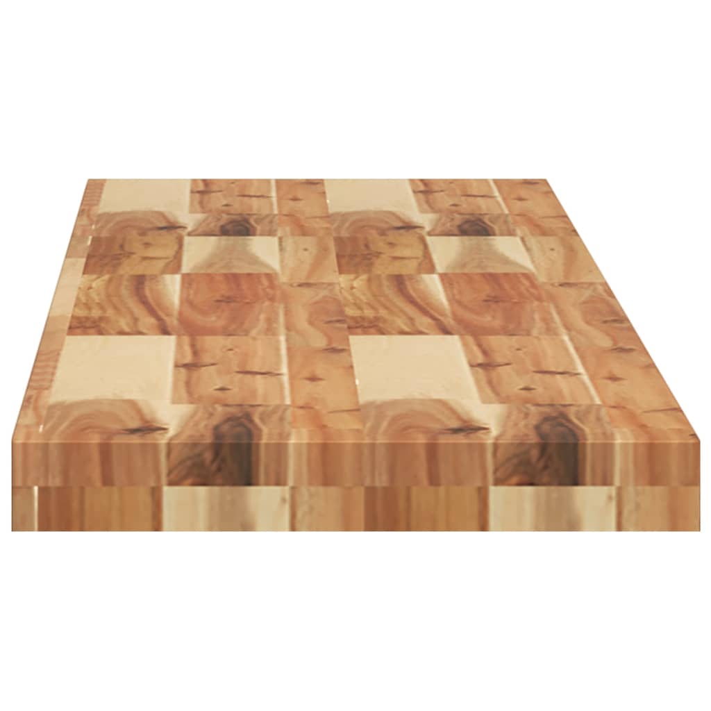Mensole da Parete 2 pz 160x30x4 cm Legno Acacia Rifinito a Olio
