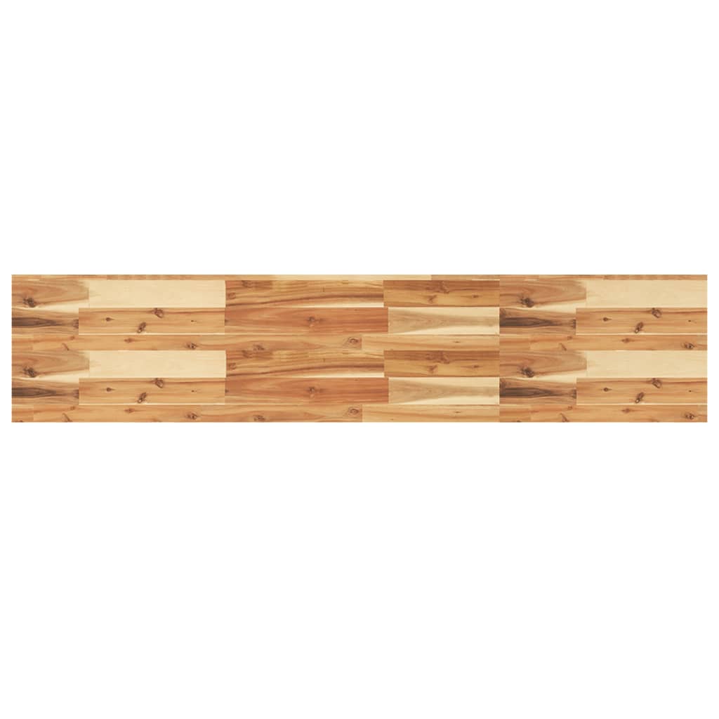 Mensole da Parete 2 pz 160x30x4 cm Legno Acacia Rifinito a Olio