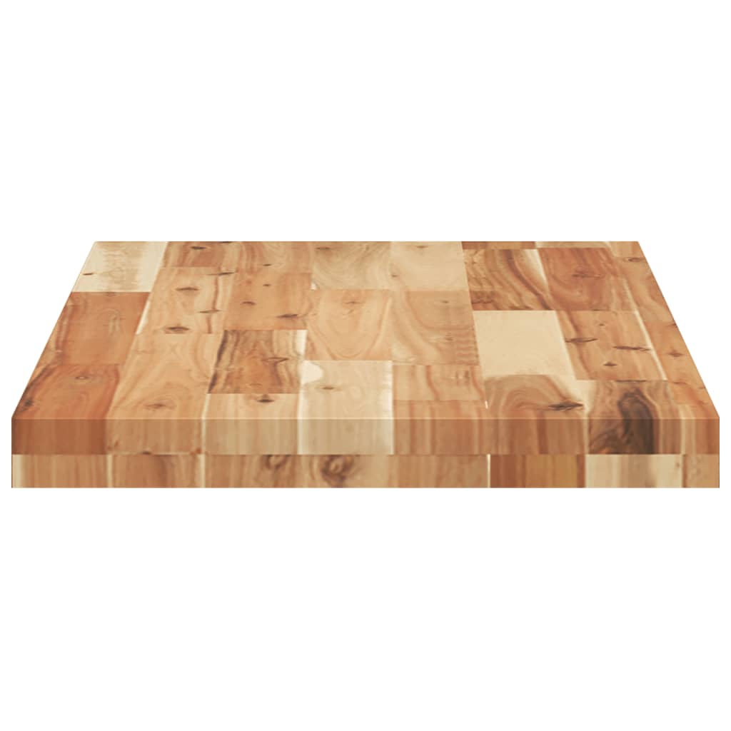 Mensole da Parete 3 pz 60x40x4 cm Legno Acacia Rifinito a Olio