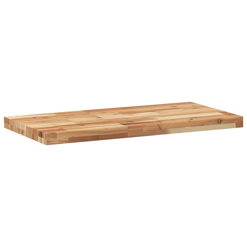 Mensole da Parete 3 pz 80x40x4 cm Legno Acacia Rifinito a Olio