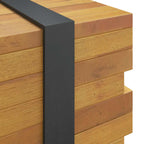 Tavolino da Salotto 110x45x35 cm in Legno Massello di Teak