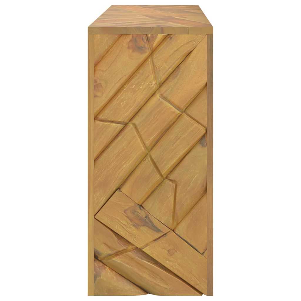 Tavolo Consolle 110x35x75 cm in Legno Massello di Teak