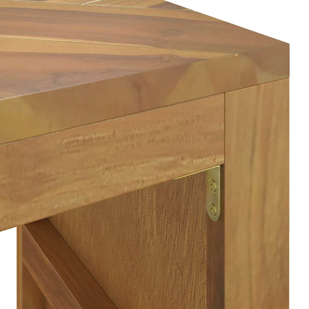 Tavolo Consolle 110x35x75 cm in Legno Massello di Teak