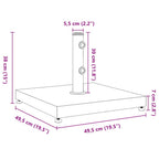 Base per Ombrellone per Pali Ø32/38/48 mm 28 kg Rotonda