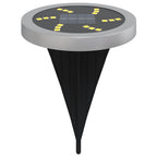 Luci Solari da Terra con Picchetti da Esterno 4pz Bianco Caldo