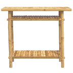 Tavolo Consolle 90x37x75 cm in Bambù