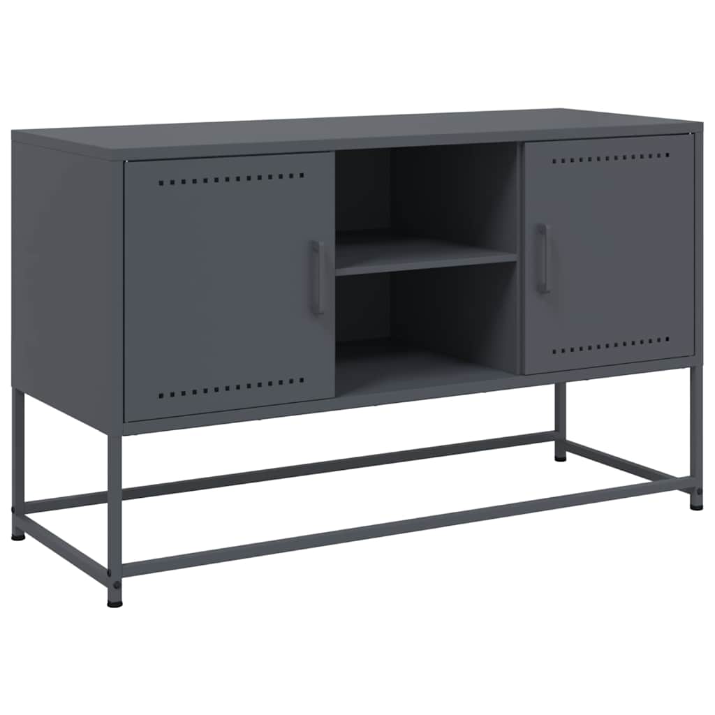 Mobile TV Antracite 100,5x39x60,5 cm in Acciaio