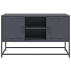 Mobile TV Antracite 100,5x39x60,5 cm in Acciaio