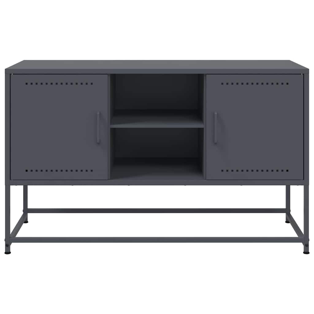 Mobile TV Antracite 100,5x39x60,5 cm in Acciaio