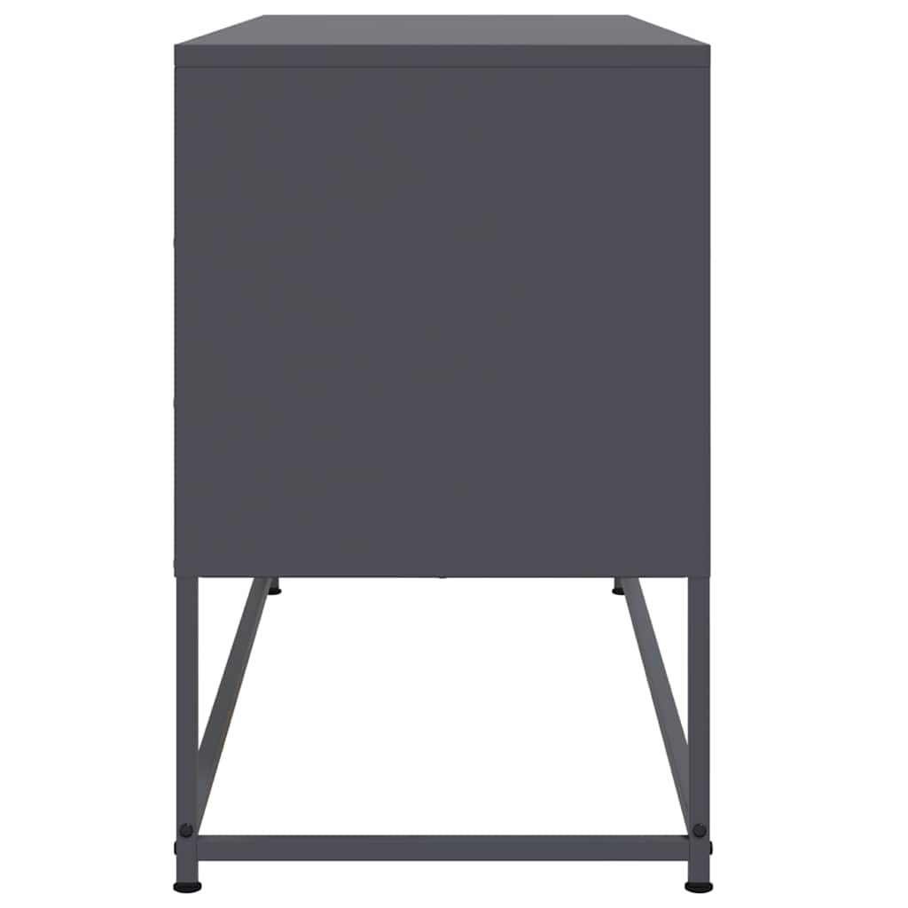 Mobile TV Antracite 100,5x39x60,5 cm in Acciaio