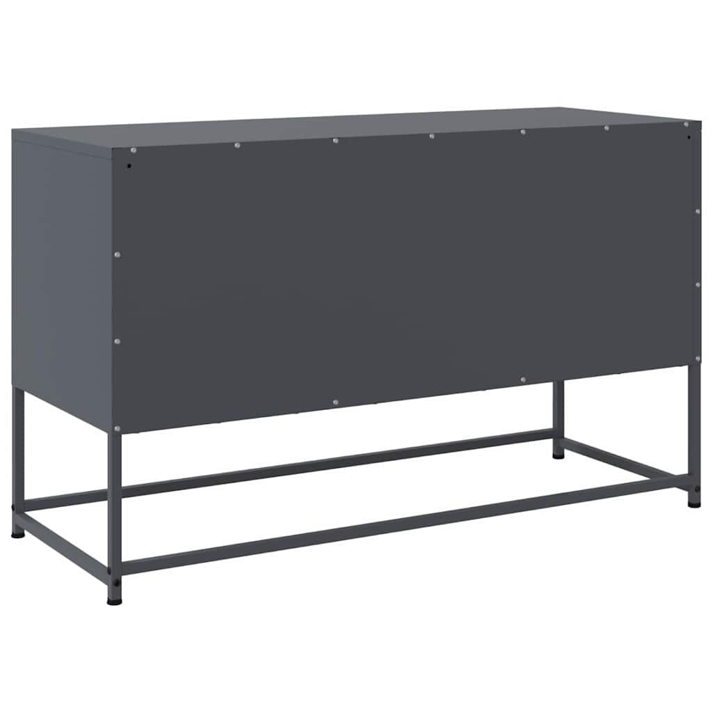 Mobile TV Antracite 100,5x39x60,5 cm in Acciaio