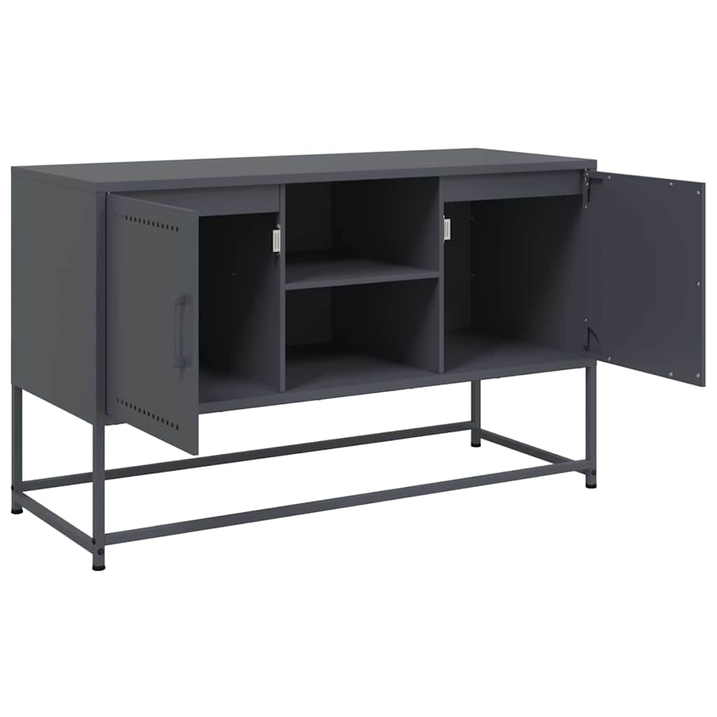 Mobile TV Antracite 100,5x39x60,5 cm in Acciaio