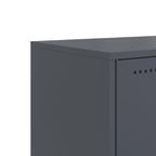 Mobile TV Antracite 100,5x39x60,5 cm in Acciaio