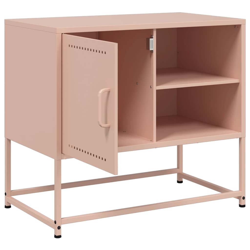 Mobile TV Rosa 68x39x60,5 cm in Acciaio