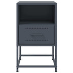 Comodini 2 pz Antracite 36x39x60,5 cm in Acciaio