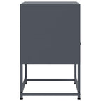 Comodini 2 pz Antracite 36x39x60,5 cm in Acciaio