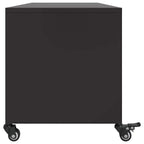 Mobile TV Nero 100,5x39x43,5 cm in Acciaio