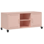 Mobile TV Rosa 100,5x39x43,5 cm in Acciaio