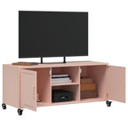 Mobile TV Rosa 100,5x39x43,5 cm in Acciaio