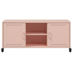 Mobile TV Rosa 100,5x39x43,5 cm in Acciaio