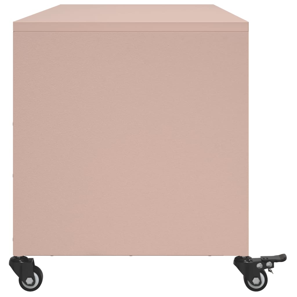 Mobile TV Rosa 100,5x39x43,5 cm in Acciaio