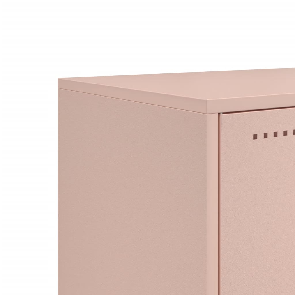 Mobile TV Rosa 100,5x39x43,5 cm in Acciaio
