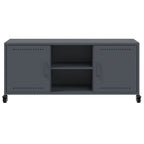 Mobile TV Antracite 100,5x39x43,5 cm Acciaio