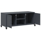 Mobile TV Antracite 100,5x39x43,5 cm Acciaio