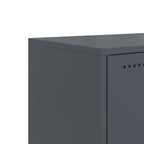 Mobile TV Antracite 100,5x39x43,5 cm Acciaio