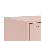 Tavolino da Salotto Rosa 100,5x39x72 cm in Acciaio