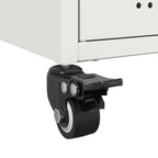 Mobile TV Bianco 100,5x39x43,5 cm in Acciaio