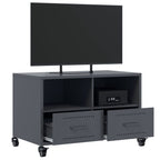 Mobile TV Antracite 68x39x43,5 cm in Acciaio