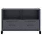 Mobile TV Antracite 68x39x43,5 cm in Acciaio