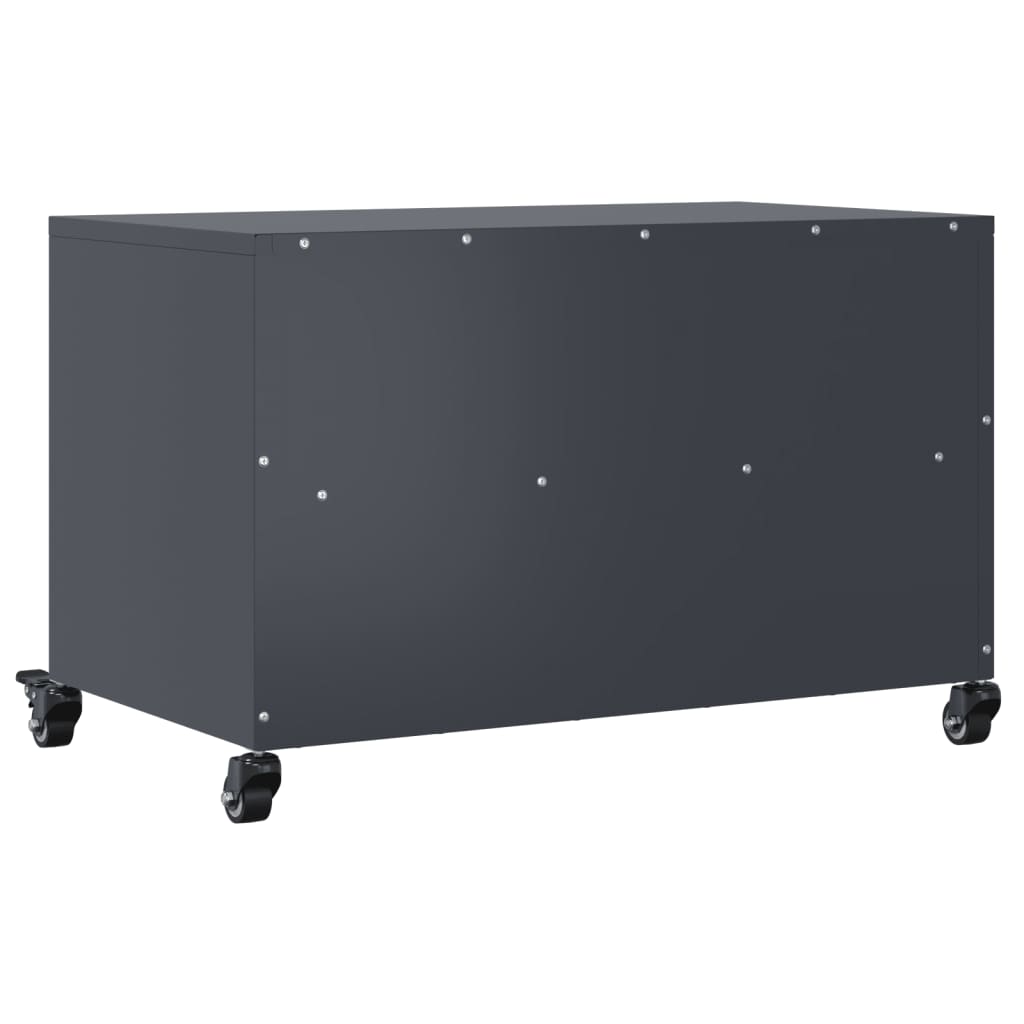 Mobile TV Antracite 68x39x43,5 cm in Acciaio
