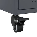 Mobile TV Antracite 68x39x43,5 cm in Acciaio