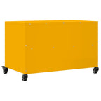 Mobile TV Giallo Senape 68x39x43,5cm Acciaio Laminato a Freddo