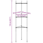 Sostegno per Pomodori 2pz 116 cm in Acciaio e PP
