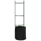 Sostegno Pomodori con Sacchetto Piante 2pz 116 cm Acciaio e PP