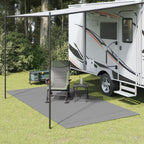 Tappeto da Tenda Antracite 4x2 m
