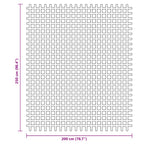 Tappeto da Tenda Antracite 2,5x2 m