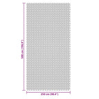 Tappeto da Tenda Antracite 5x2,5 m