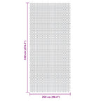 Tappeto da Tenda Antracite 5,5x2,5 m