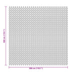 Tappeto da Tenda Antracite 3x3 m